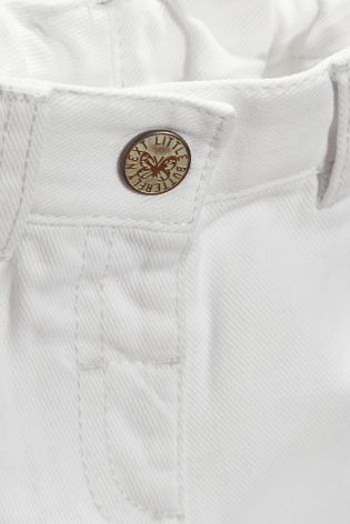 White Five Pocket Shorts (3mths-6yrs)